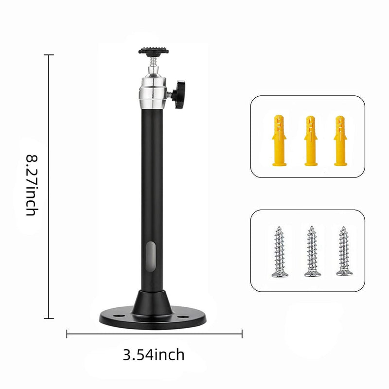 [AUSTRALIA] - Boewill Mini Ceiling Wall Projector Mount Stand 360° Rotation Tripod Mount Compatible with Most Mini Projectors Digital Camera Camcorder (215mm, Black) 002B 