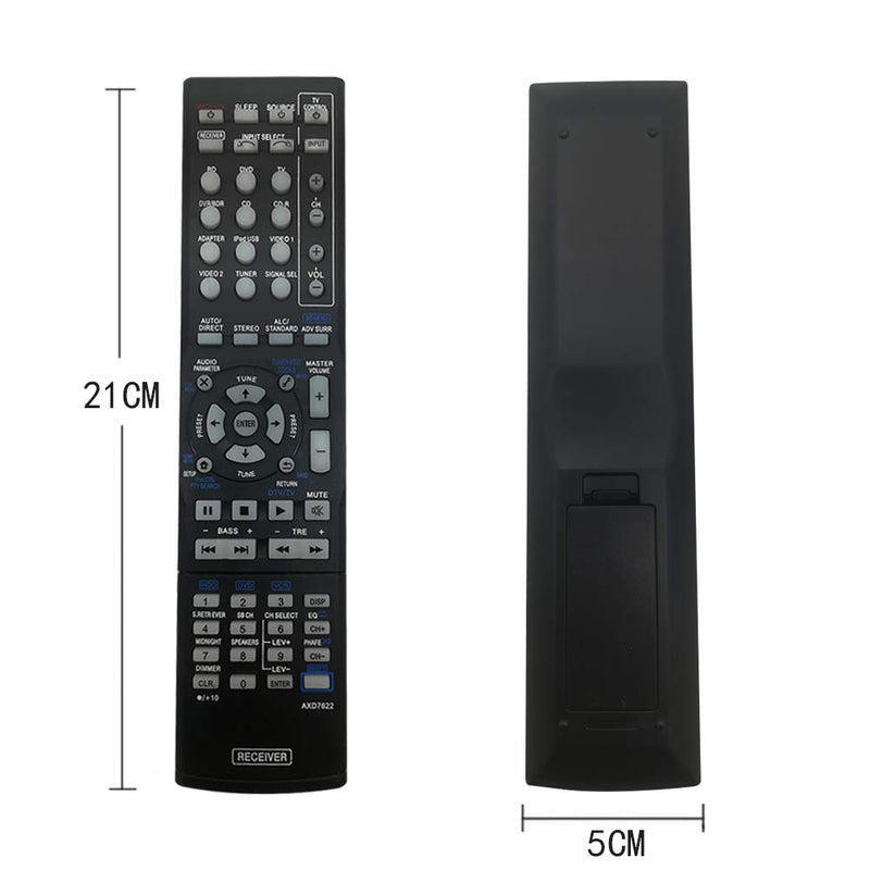 New Replacement AXD7622 Remote Control for Pioneer AXD7624 VSX-23TXH VSX-921-K VSX-523-K AV A/V Audio/Video Receiver