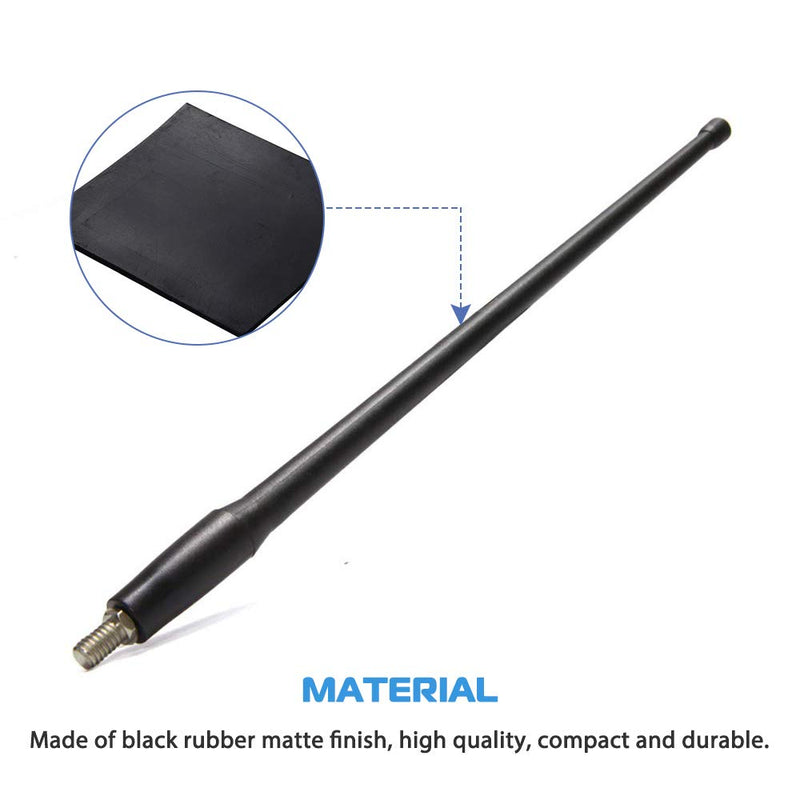 [AUSTRALIA] - Liberty Radio Antenna 13-inch for 2007-2018 Jeep Wrangler JK JL Replaces# A1J-JEP17，5064351AB Flexible Rubber Antenna 