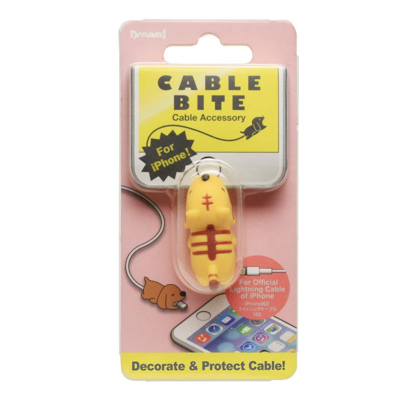 Dreams CABLE BITE [Lightning cable accessory] (Tiger)