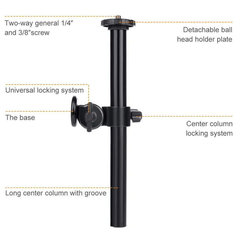 [AUSTRALIA] - K&F Concept Magnesium Alloy Rotatable Multi-Angle Center Column with Locking System 