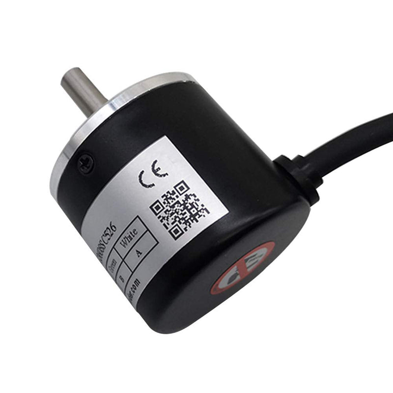 Incremental Rotary Encoder 600 PPR A B 90° Phase 8-24v NPN Output 6mm Solid Shaft