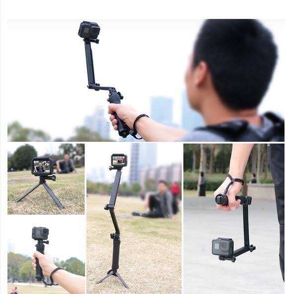 CoyKtonty 3 Way Grip Waterproof Monopod Selfie Stick Tripod Stand for GoPro Hero 11 10 9 8 7 6 5 4 /Insta360 ONE RS/ONE R