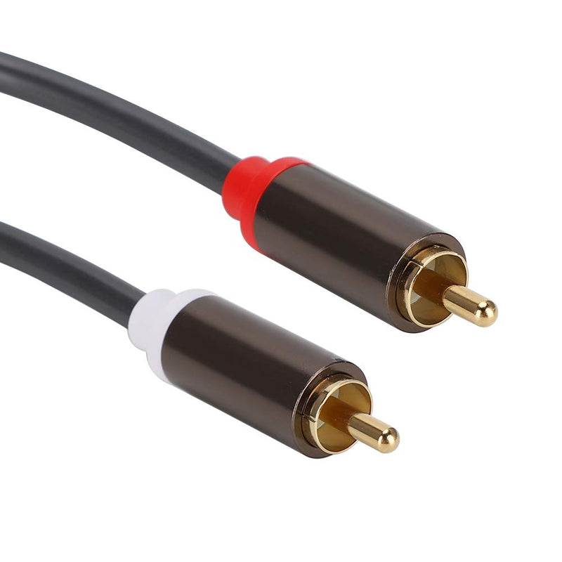 Dual for RCA Male to Dual XLR Female Audio Adapter Cable Patch Cord Double-row PVC Wire for Audio Connections from Microphone Mixers, Headphone Amplifiers, and other Equipment.