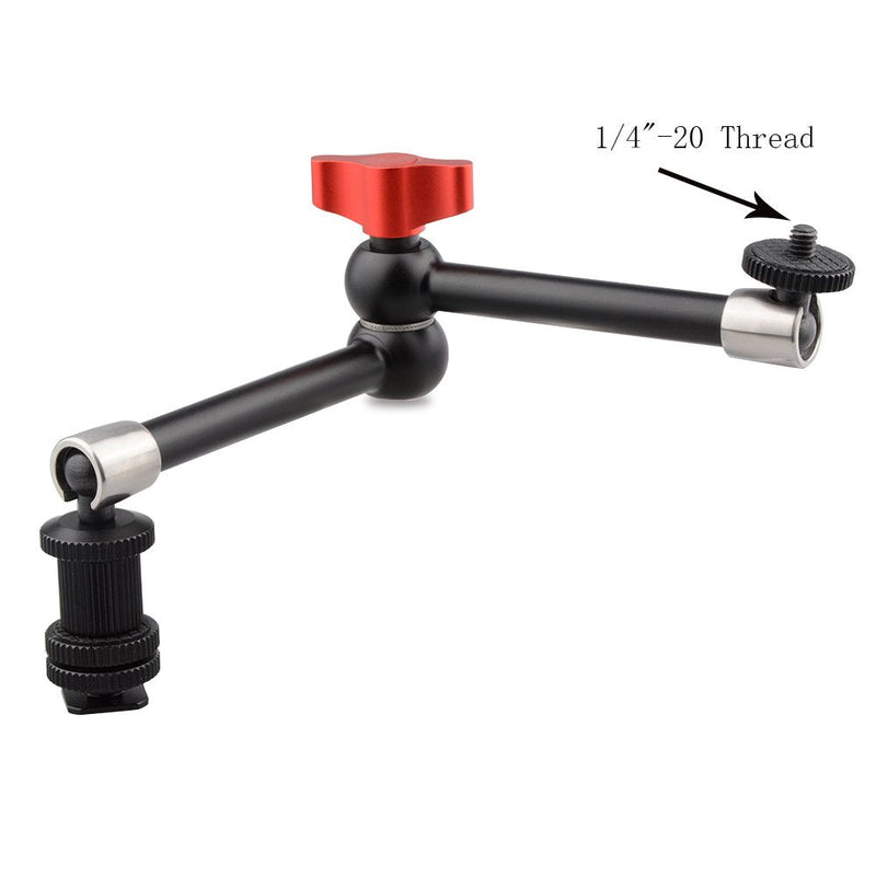[AUSTRALIA] - CAMVATE 11 inch Adjustable Articulating Friction Magic Arm Compatible with LCD Monitor, DSLR Camera Rig, LED Lights, Flash Light - 1477 