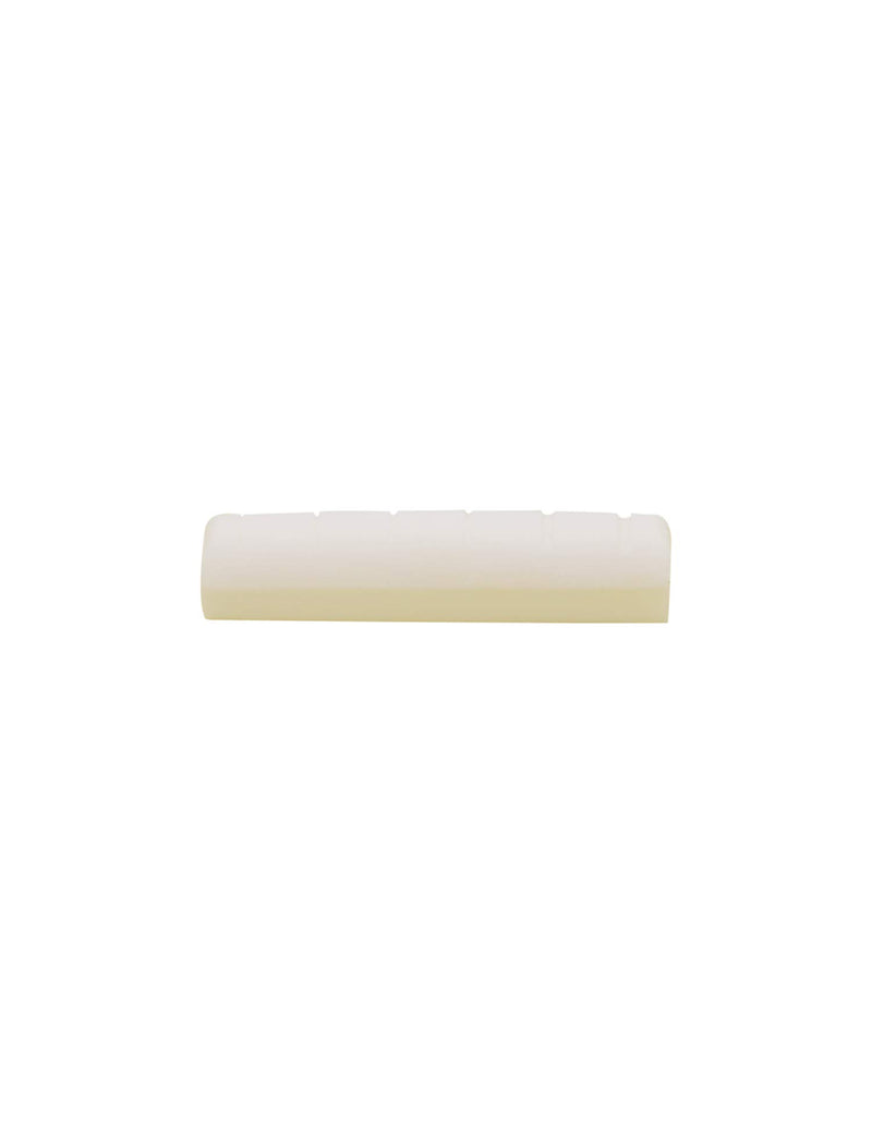 Metallor Bone Bridge Nut and Saddle for Folk Acoustic Guitar Parts Replacement 6 String Pre Slotted White 43 x 9 x 6mm Nut and 73 x 9.5 x 3mm Saddle. Nut: 43×9×6mm+Saddle: 73×9.5×3mm