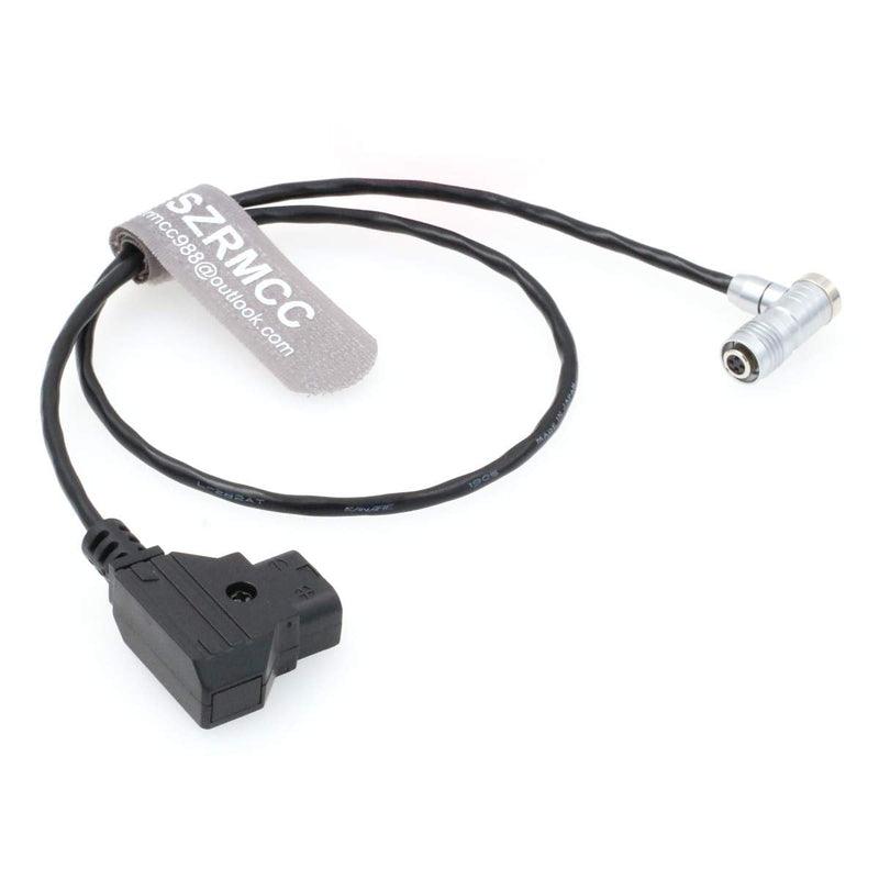 SZRMCC D-tap to XS6 4 Pin Female Plug Power Cable for IKAN Portkeys BM5 BM7 HH7 HS7T Monitor (Straight Cable, Right Angle) Straight Cable