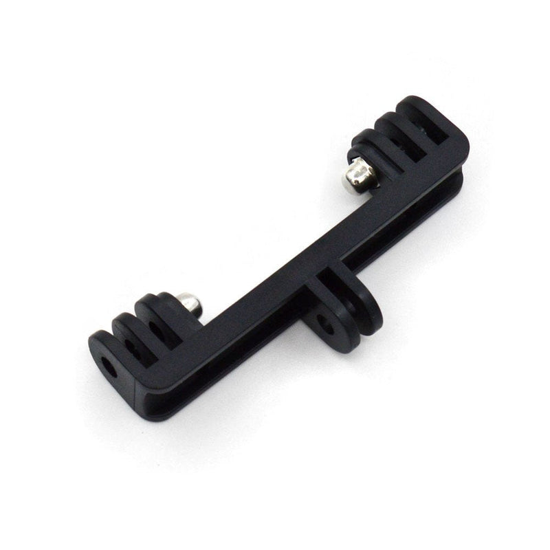 Nechkitter Dual Twin Mount Adapter for GoPro Hero 3+ 4 5 6 7 8 9 Compatible with Housing Monopod dual mount