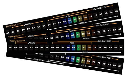 Fermometer 4 X Adhesive Strip Thermometer