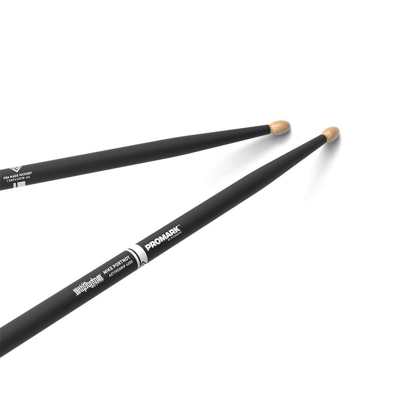 Promark ActiveGrip Mike Portnoy 420X Signature Drumsticks Black Mike Portnoy Signature