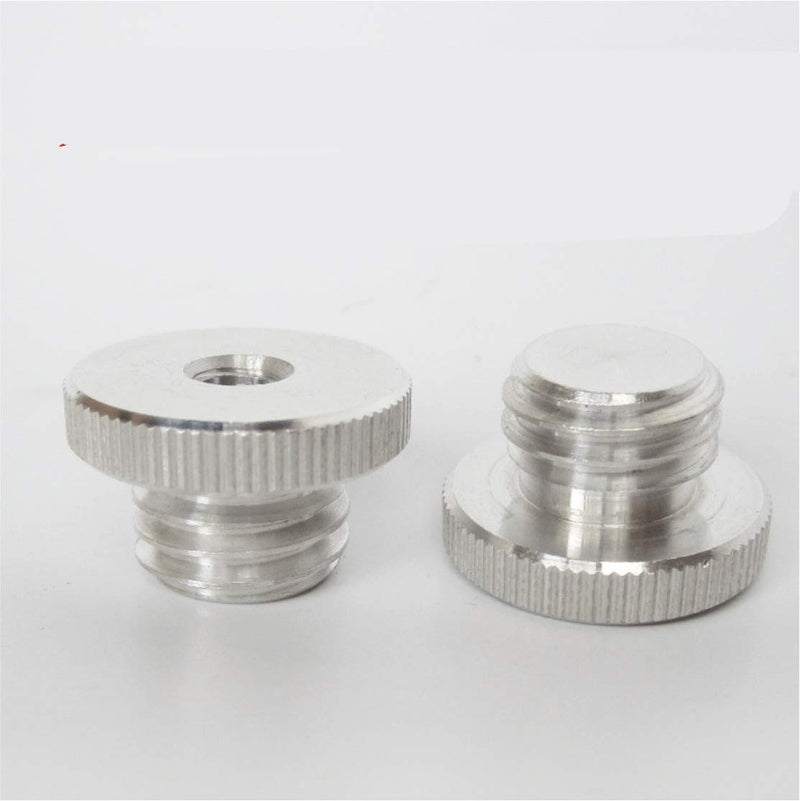 2X Aluminum Alloy 1/4 to 5/8 Screw Tripod Adapter for Tripod Laser Level