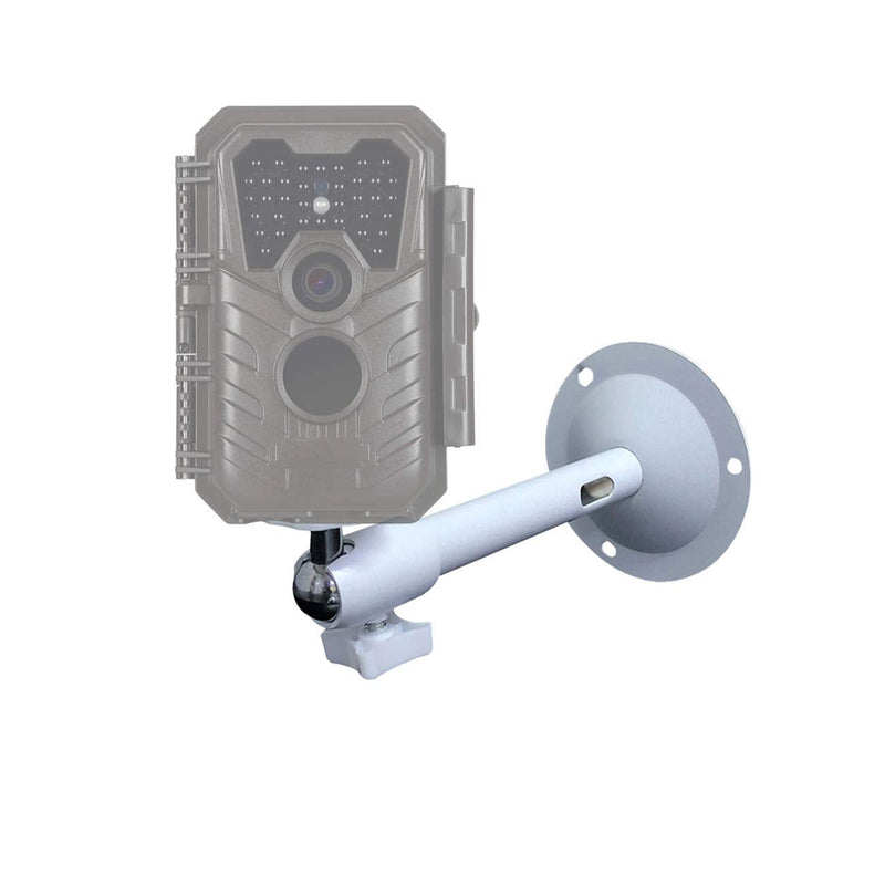 Folgtek Universal Camera Wall Mount Ceiling Mount Tree Holder, Hunting Camera Accessories (White-4pcs Long)