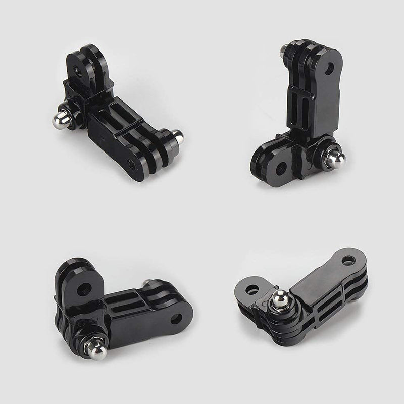 [AUSTRALIA] - HSU Adjust Arm Straight Joints Mount, Long and Short Same Direction Straight Joints Mount for GoPro Hero 10 9 8 7 6 5 4 3 3+ 2 1, AKASO Campark and Other Action Cameras 