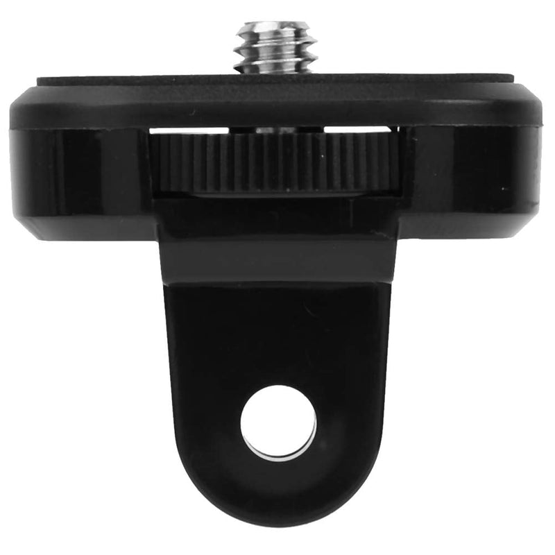 1/4 Inch Mount Adapter, Metal Action Camera Mount Adapter Universal Black Tripod Mount Adapter with Locating Pin for Sony, for OSMO Pocket Camera
