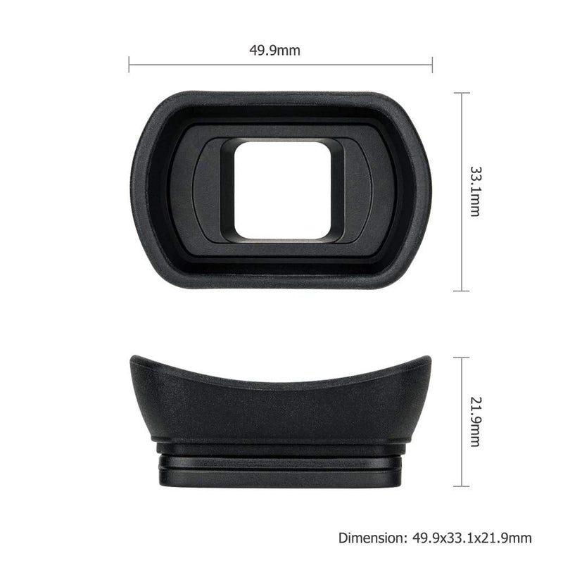 Soft Silicon Camera Viewfinder Eyecup Eyepiece Eyeshade for Nikon Z 50 Z50 Mirrorless Camera, Replaces Nikon DK-30 Eye Cup for Z50 Replace DK-30