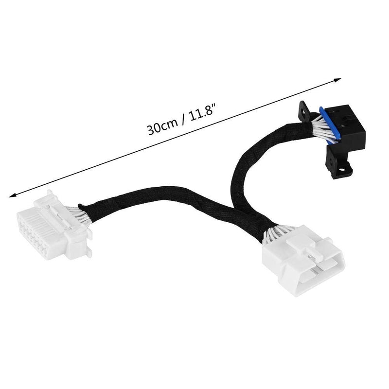 OBD2 Extension Cable, Universal OBD2 16Pin Male to Dual Female Extension Cable OBD2 Splitter Adapter Cable Y Cable