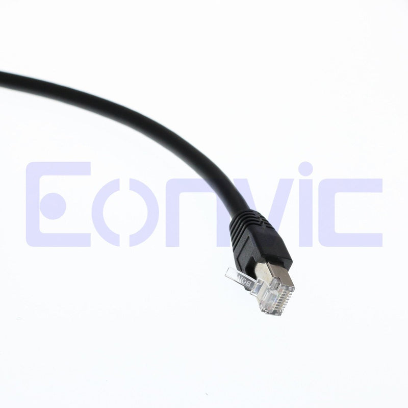 Eonvic M12 to RJ45 8Pin Male Gigabit Cognex Industrial Camera High Flex Cables