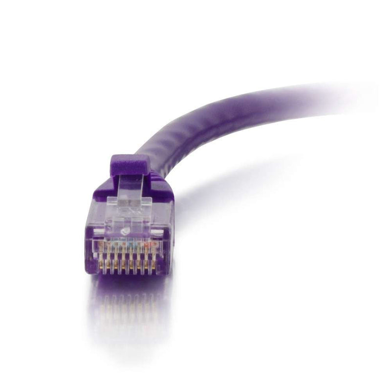 C2G/ Cables To Go 27806 Cat6 Cable - Snagless Unshielded Ethernet Network Patch Cable, Purple (50 Feet, 15.24 Meters) UTP 50 Feet/ 15.24 Meters