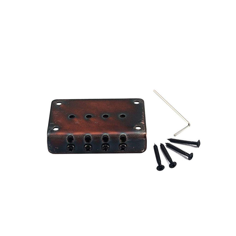 Alnicov 4 String Vintage ukulele bridge for cigar box Guitar Ukulele red cooper Guitar Parts and Accessories