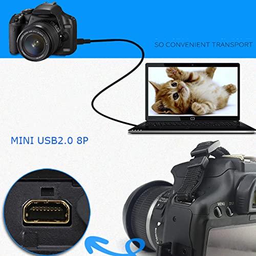 UC-E6 Data Transfer Cable Compatible with Nikon Digital SLR DSLR D3300 D750 D5300 D7200 D3200, Coolpix L340 L32 A10