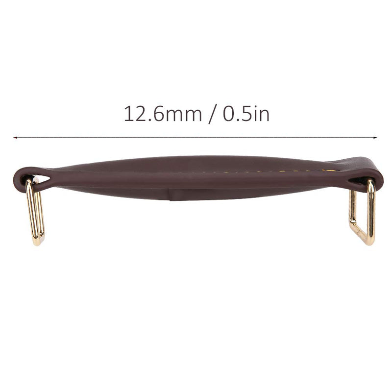 Vintage Style Guitar Amplifier Handle PU Leather Speaker Handle for Guitar Speaker(Brown) Brown