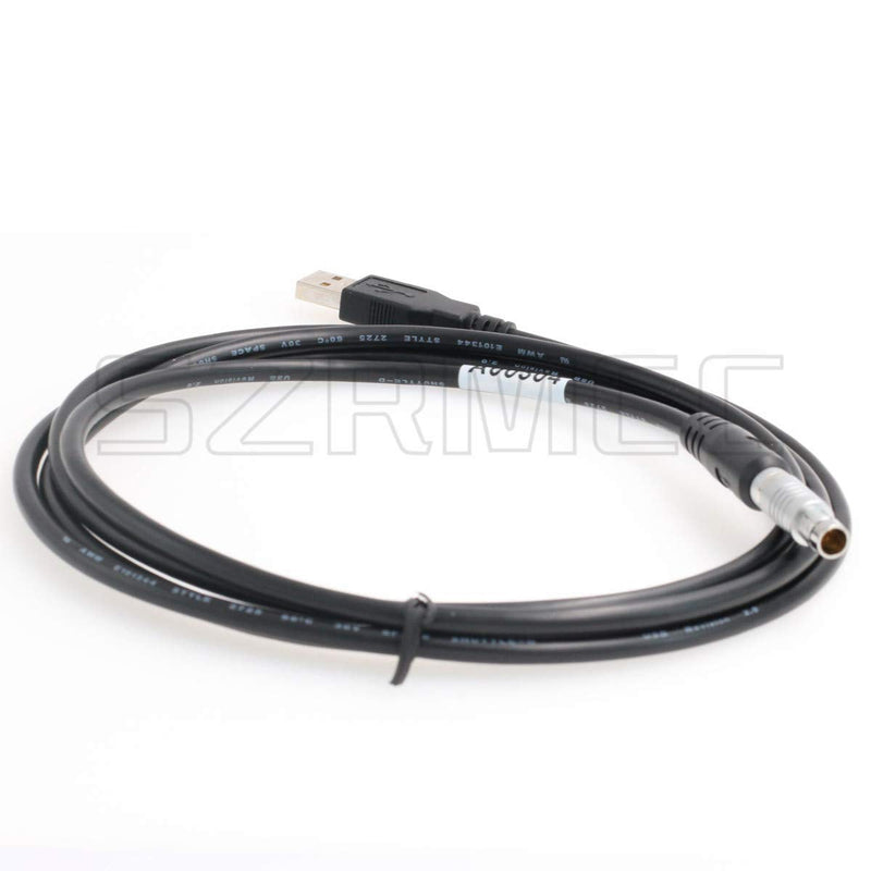 SZRMCC Fischer 5 pin Male to USB A00304 Data and Power Cable for Topcon Hiper V II Pro GB GR GPS