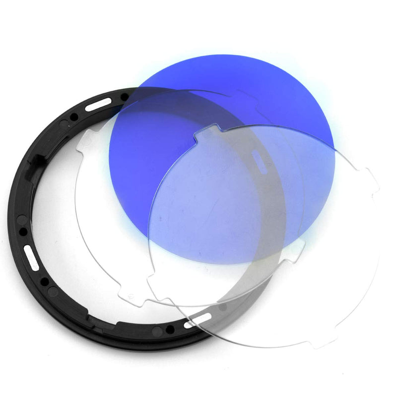 [AUSTRALIA] - Godox AK-R16 Diffuser Plate with V11T Color Temperature Adjustment Gel Set for Godox V1-C, V1-N, V1-S Speedlite, AD200, AD200PRO with H200R Flash Head (16 Color 32 Pieces) 