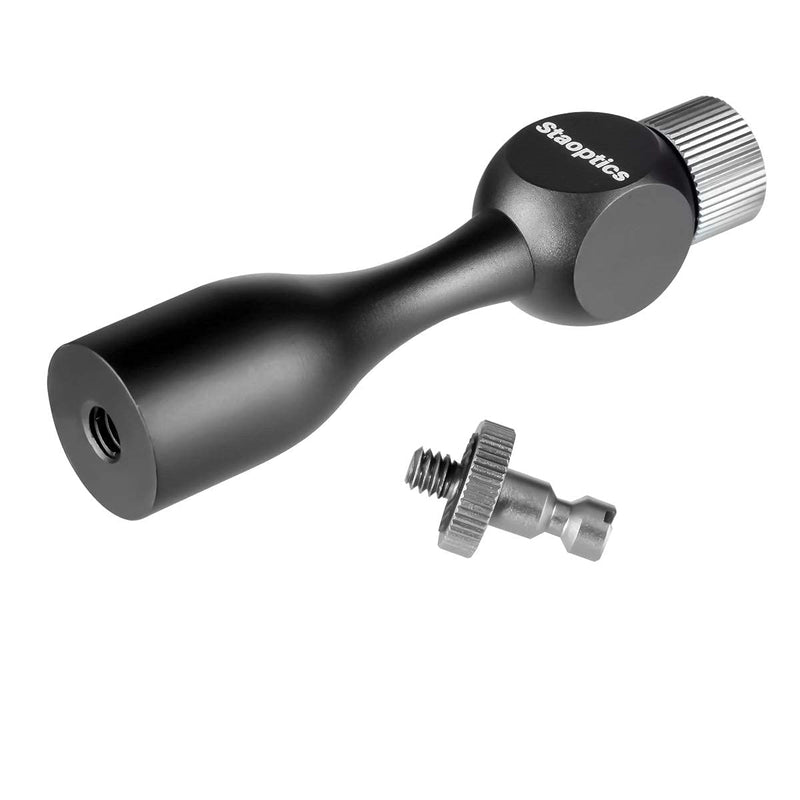 Staoptics Binocular Tripod Adapter Quick Release 1/4-20Inch Threading Detachable Universal Mount for 8x32 8x36 8x40 8x42 10x50 12x60 15x60 15x70 20x80 25x70 Binoculars etc Model Connection Screws X1