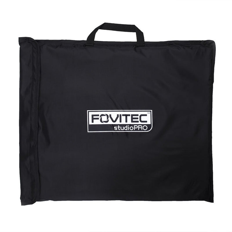 Fovitec 19" Square Softbox for 600 LED Panels, Foldable with Removable Front Diffuser and Included Carrying Case for Photo Studio Portrait Photography and Live Streaming Video