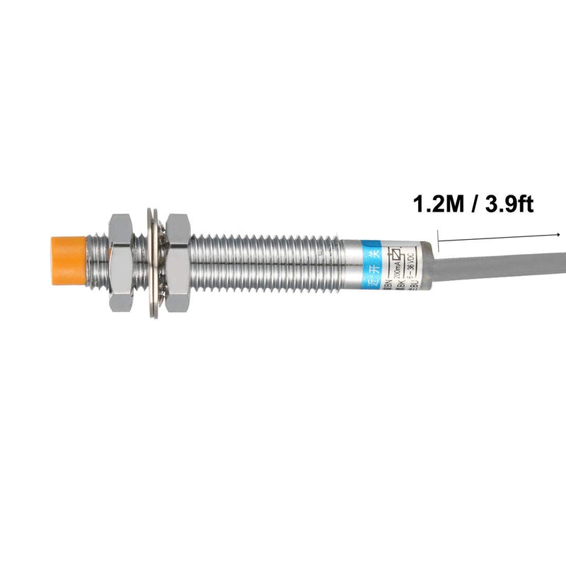 uxcell 2mm Inductive Proximity Sensor Switch Detector NPN NC DC 6-36V 200mA 3-Wire LJ8A3-2-Z/AX for 3D Printer Probe Bed Leveling,MCU Board