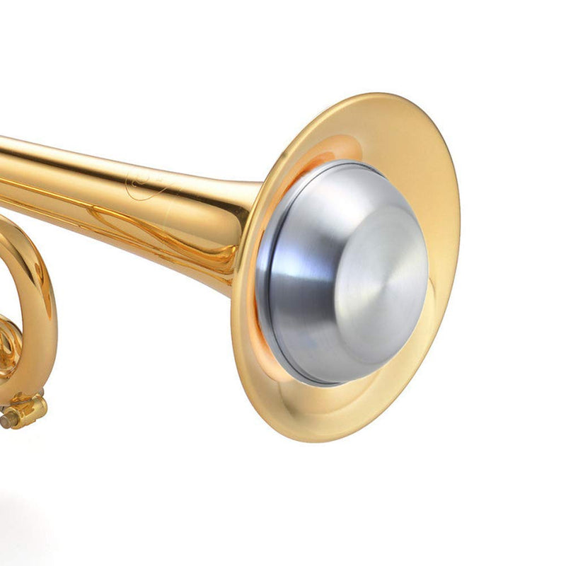 [AUSTRALIA] - LotFancy Practice Mute Trumpet, Mini Size Aluminum Practice Mute for Jazz, Lightweight Silencer for for Indoor Trumpet Practice, Beginners to Experienced Players Aluminum Mute-Straight（Mini Size） 