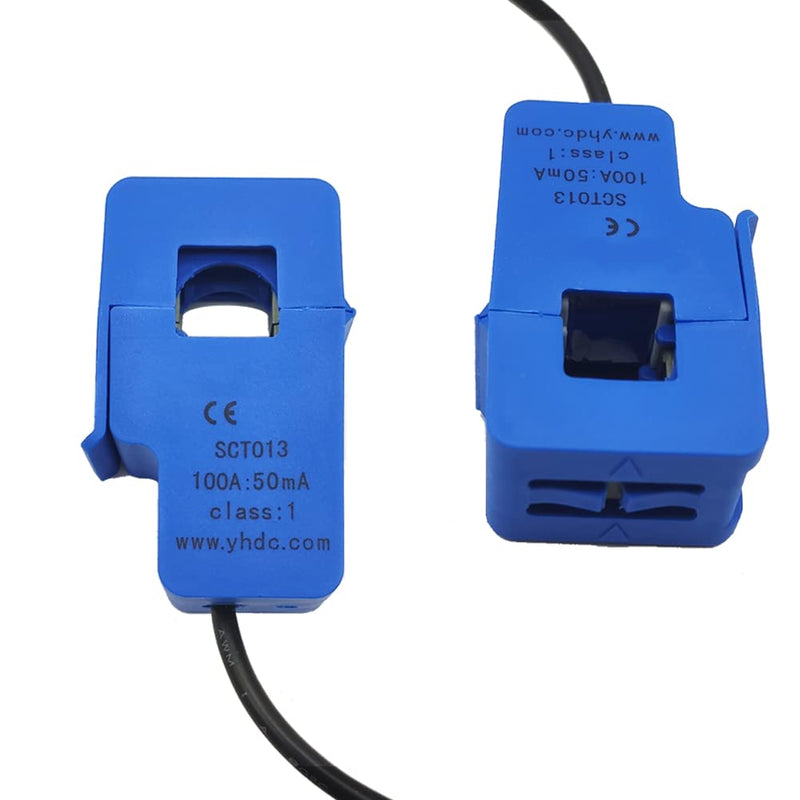 SYUAB 2Pcs SCT013000 Split Core Current Transformer SCT-013-000 Non-invasive AC Current Sensor 100A/50mA (SYKHSCGQ)