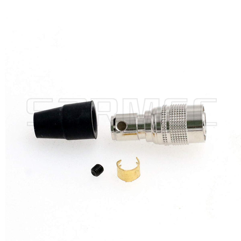 SZRMCC HR10A-7P-4P 4 Pin Male Connector Plug for Sound Devices Zoom F4 F8 ZAXCOM Sony Industrial Camera (4 Pin, Male)