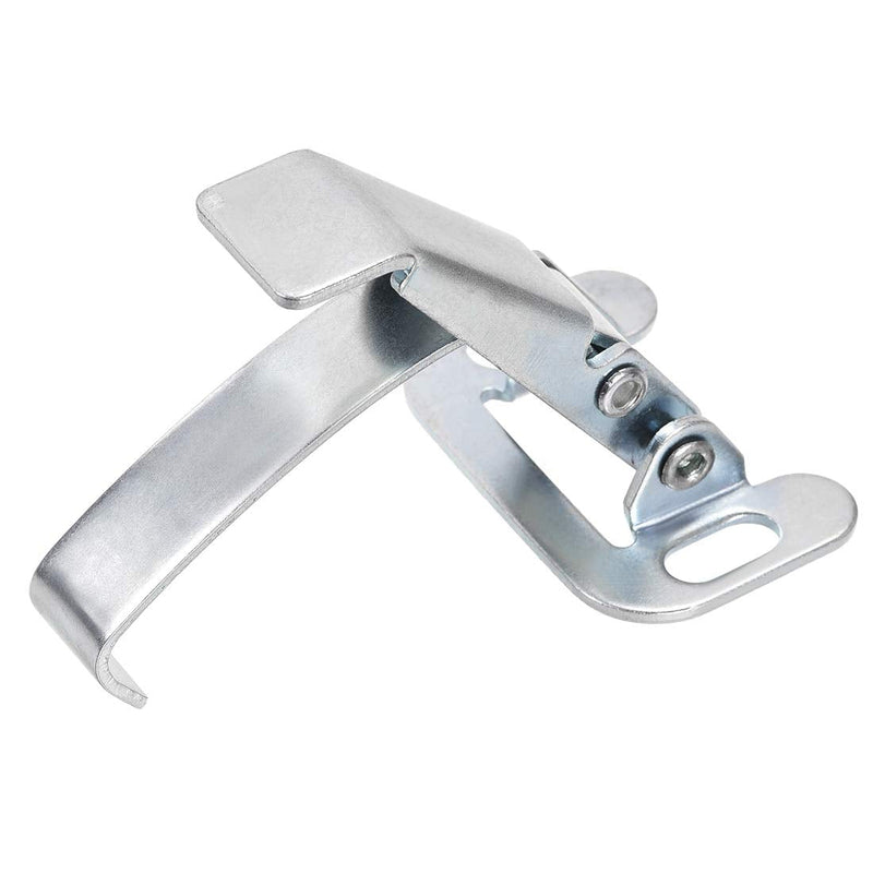 uxcell 5.16-inch Galvanized Draw Toggle Latch with Spring-Steel Hook - 2 Pcs