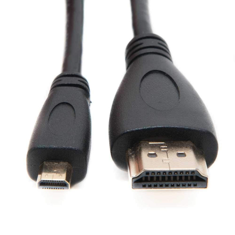 [AUSTRALIA] - BRENDAZ Compatible Micro-HDMI to HDMI Cable for Canon EOS R6, M50 Mirrorless Camera, PowerShot G7 X Mark II, PowerShot G9 X Mark II Digital Camera (6-Feet) 6-Feet 