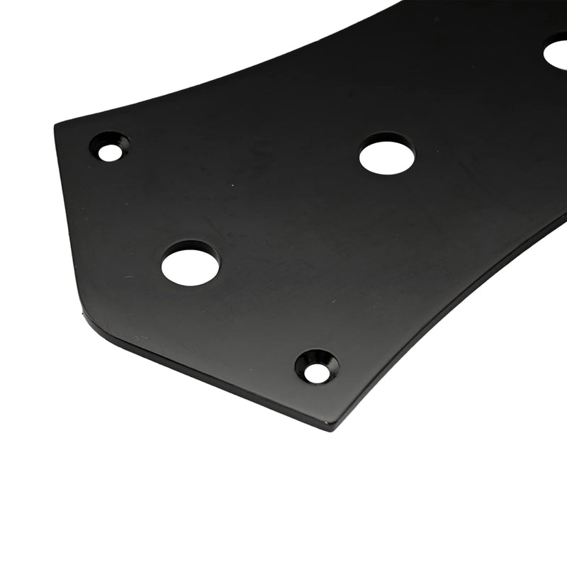 Musiclily 4 Hole J Bass Control Plate for Jazz Bass Replacement, Black