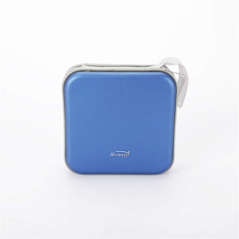 [AUSTRALIA] - Q4 Hard CD DVD Storage Holder Case for 40 Discs. Durable Travel Organizer. (Blue) Blue 