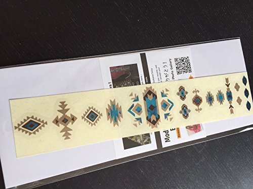 Inlay Sticker Fret Markers for Guitars - Native American Style Ethnic Pattern - Natural, F-294NA-NA