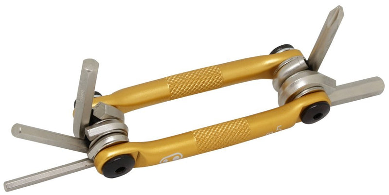 Crankbrothers M5 Multi-Tool + Case Gold