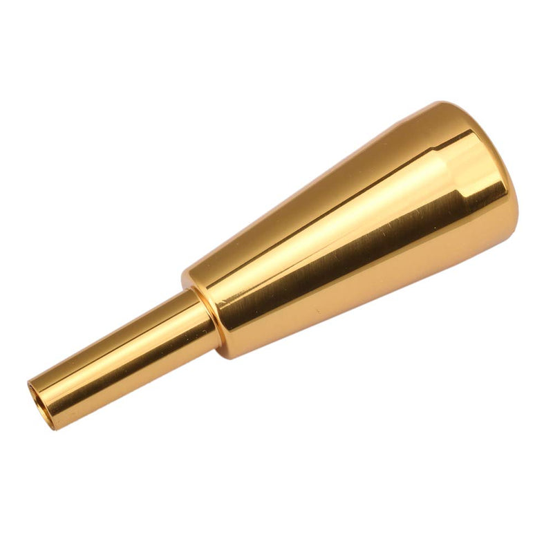 Mxfans 1.5C Size Trumpet Mouthpiece Brass Gold-plated Heavy Bullet Shape