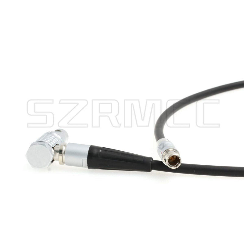 SZRMCC Preston MDR-3 MDR-4 10 Pin to Fischer 3 Pin Run/Stop Power Cable for RED ARRI Alexa Camera (Right Angle) Right Angle