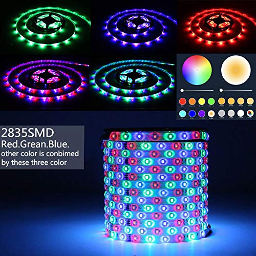 [AUSTRALIA] - LED Strip Lights Color Changing Waterproof Flexible LED Tape Lights Music Mode APP Group Control Indoor Tape Lights (10M-2835-Bluetooth) 10m-2835-bluetooth 