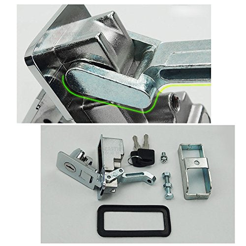 Compression Latches Black Cupboard Door Knob Latch Lock for RV Camper Trailer MotorHome Caravan Boat Size L Size L Black