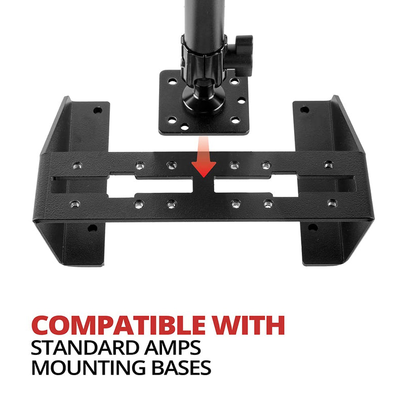 TACKFORM Action Camera Mount Compatible with GoPro with 3.5" Arm and AMPS Mounting Base | 20mm Ball and Socket Joints