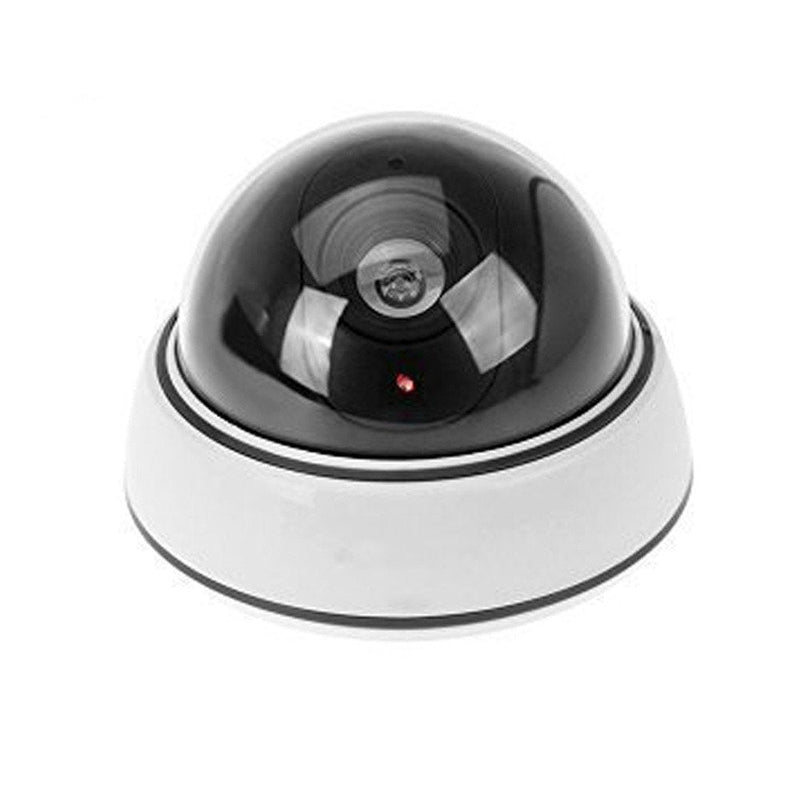 Etopars 2 X Simulated Dome Fake Dummy Security CCTV Camera Waterproof IR LED Flashing Red Light Outdoor Indoor Surveillance Guard