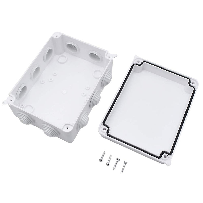 IP65 Waterproof Dustproof Junction Box, ABS Plastic Universal Electrical Project Enclosure, 5.9" x 4.3" x 2.8" (150mmx110mmx70mm) DIY Case Enclosure 5.9" x 4.3" x 2.8"