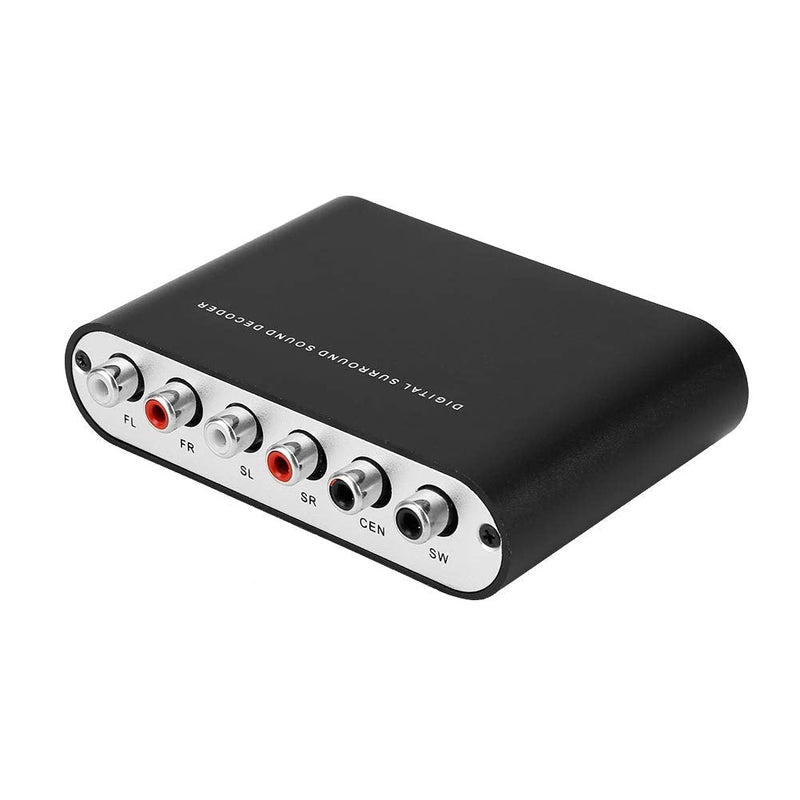 DAC Audio Digital to Analog Converter , Digital DTS Channel Decoder 5.1 Audio Converter Optical Fiber Coaxial Sound Adapter for PS3 HD DVD PS4