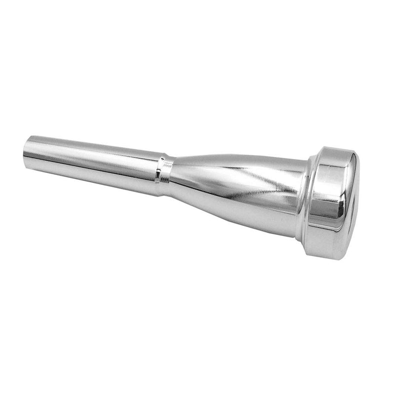 Missmore Silver Trumpet Mouthpiece 3C 5C 7C Size Instrument Accessory for Bach (7C)