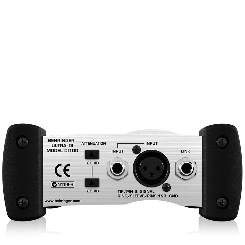 Behringer Ultra-DI DI100 Professional Battery/Phantom Powered DI-Box