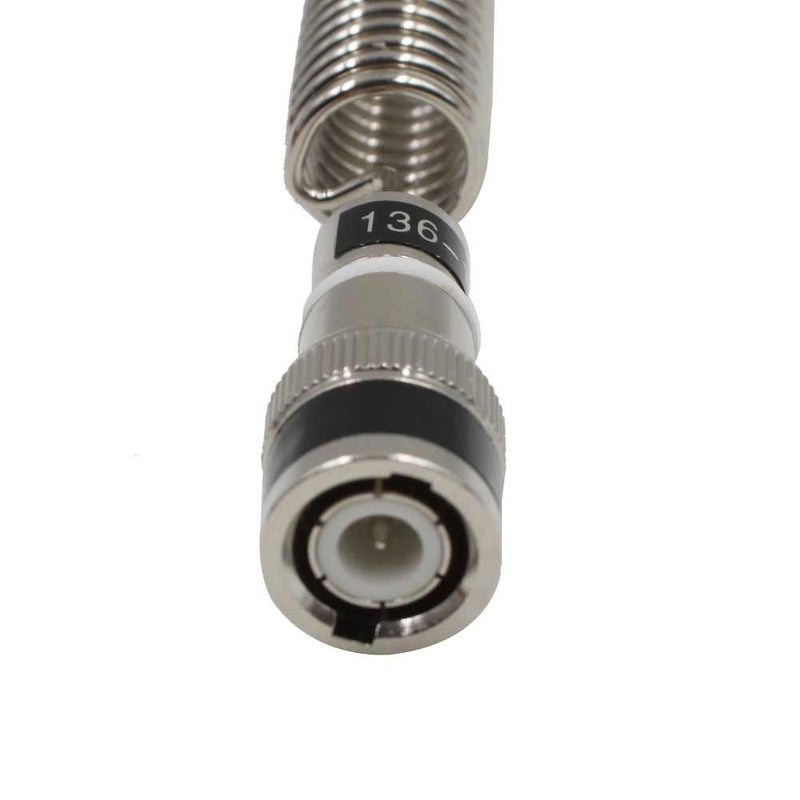 KENMAX 136-174MHz VHF BNC Handheld Radio Antenna for ICOM Radio V8 V80 V80E V82 V85 F3S HT-66 (Silver)